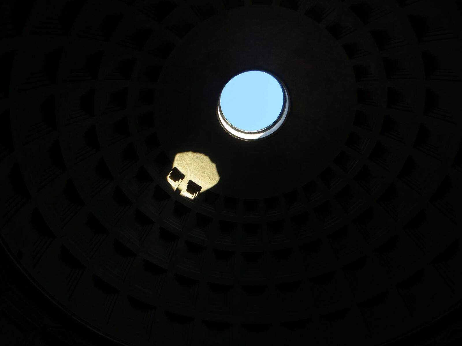 Canon PowerShot SX260 HS sample photo. Pantheon, rome, sun photography