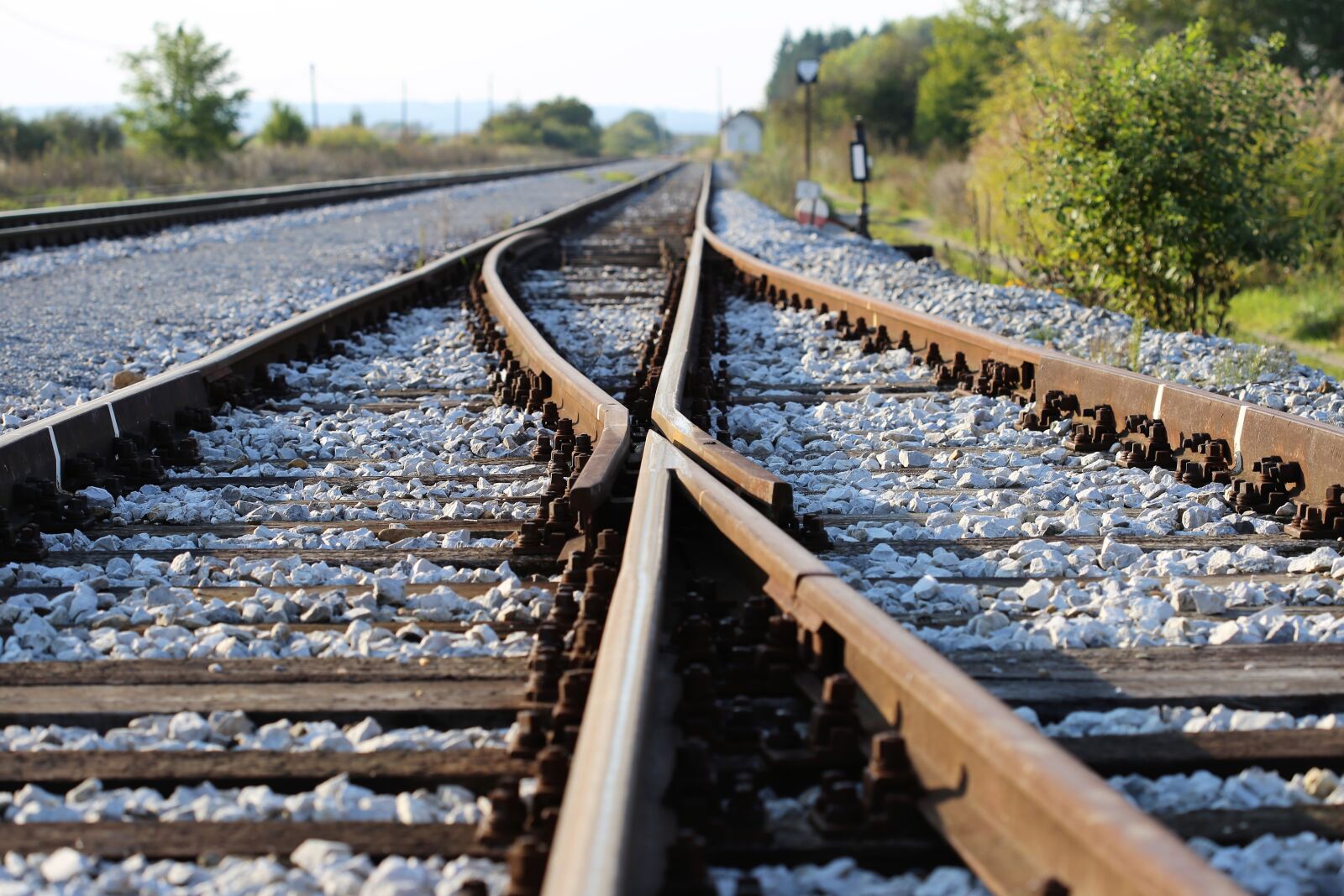 Canon EOS 6D + Canon EF 100mm F2.8 Macro USM sample photo. Railway, baffler, far distance photography