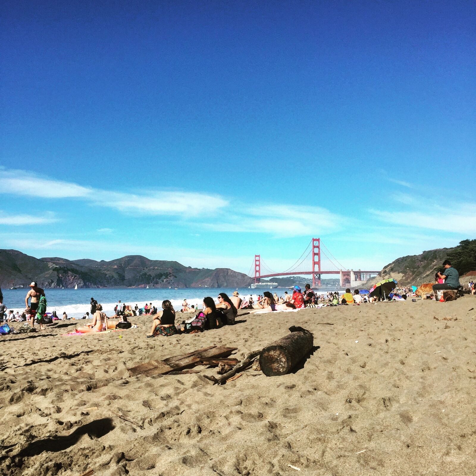 Apple iPhone 6 sample photo. Baker beach, golden gate photography