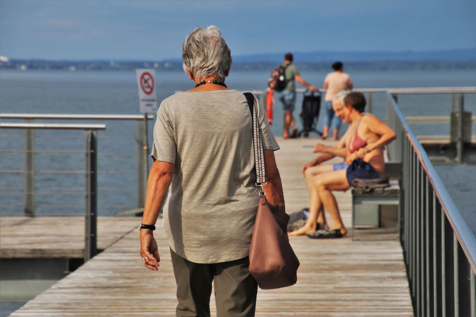 Canon EOS 80D sample photo. Bodensee, lake, older person photography
