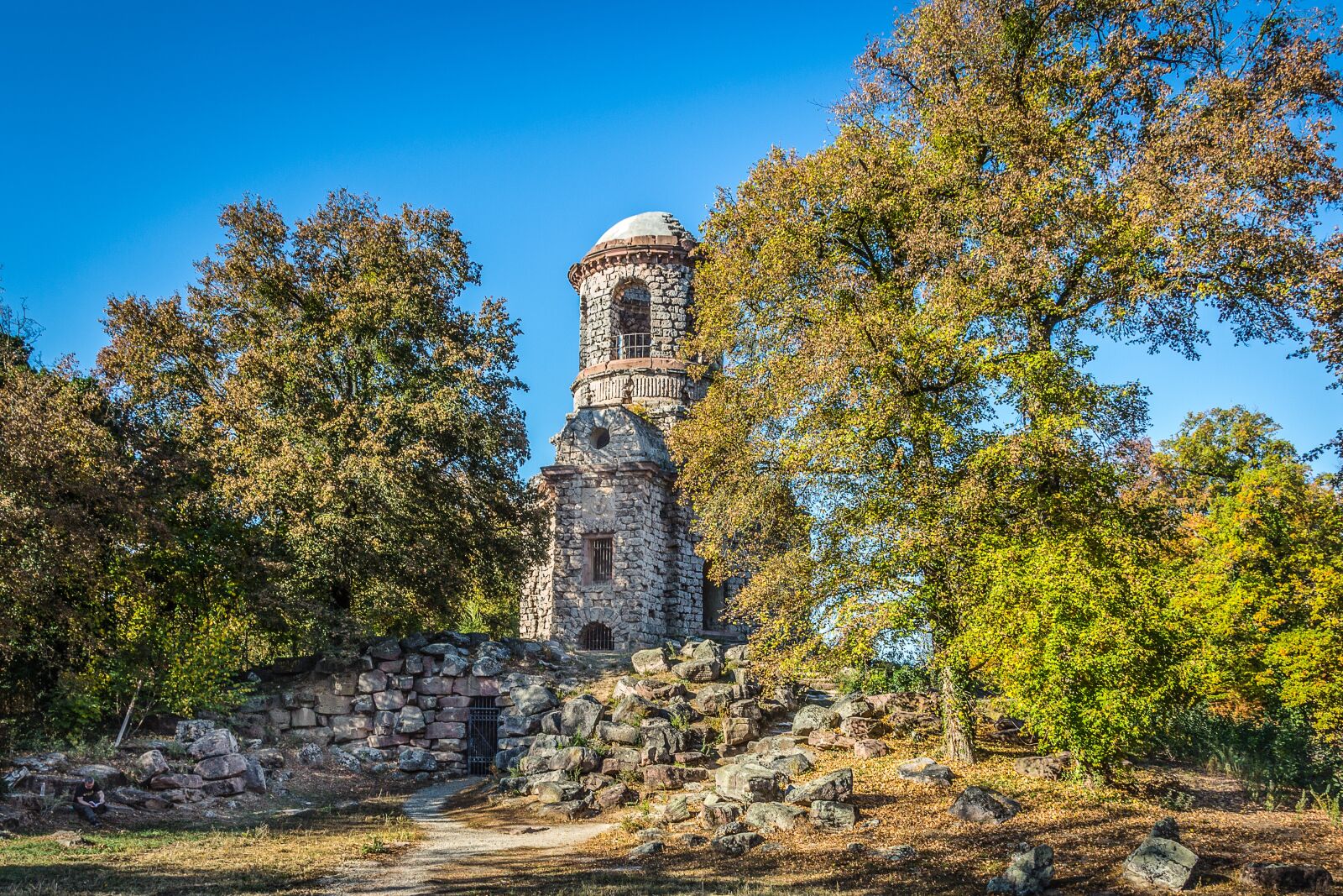 Canon EF 24-105mm F4L IS USM sample photo. Schwetzingen, mercury temple, schlossgarten photography