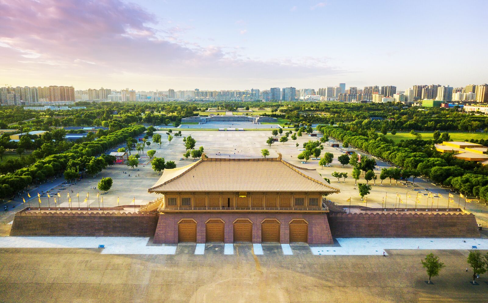 DJI FC220 sample photo. Daming palace, china, heritage photography