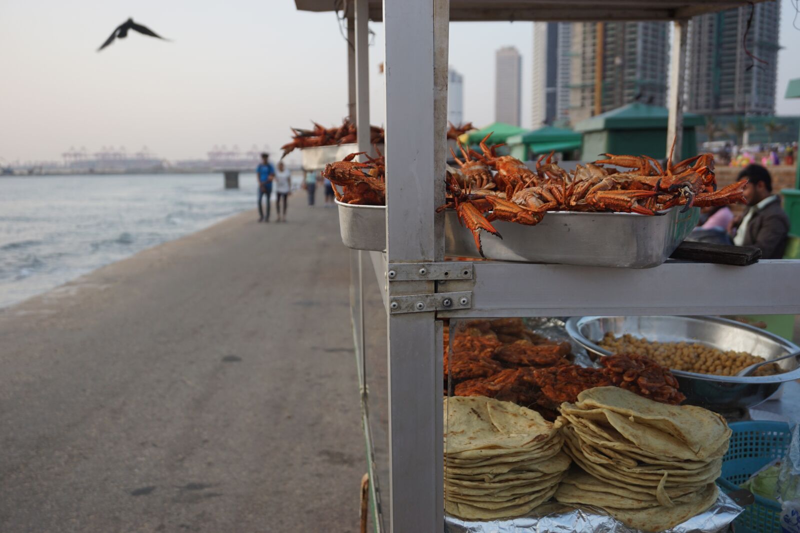 Sony a6000 sample photo. Promenade, snack, food photography