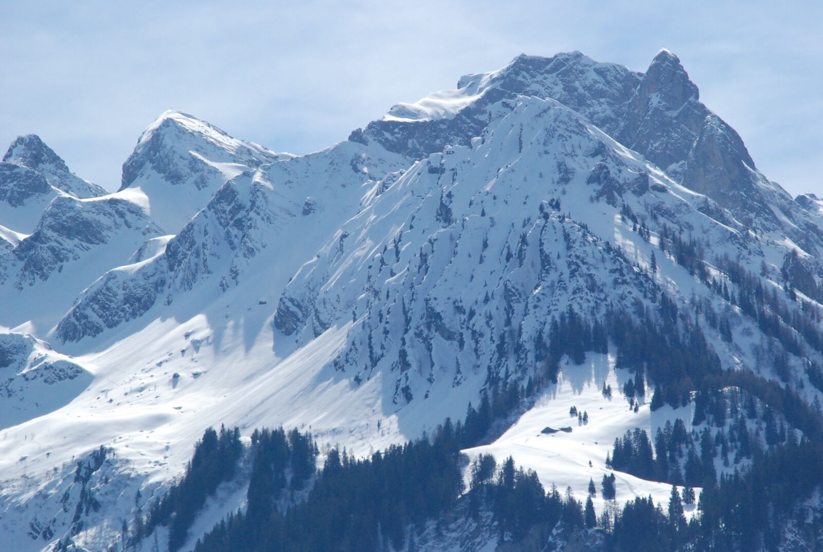 Nikon D80 sample photo. Snow, mountains, winter photography