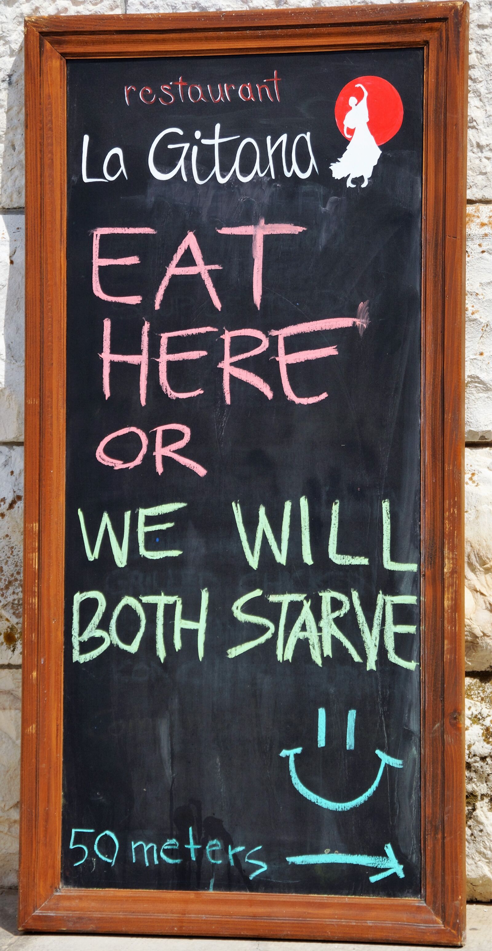 Sony Alpha NEX-7 sample photo. Restaurant, sign, funny photography
