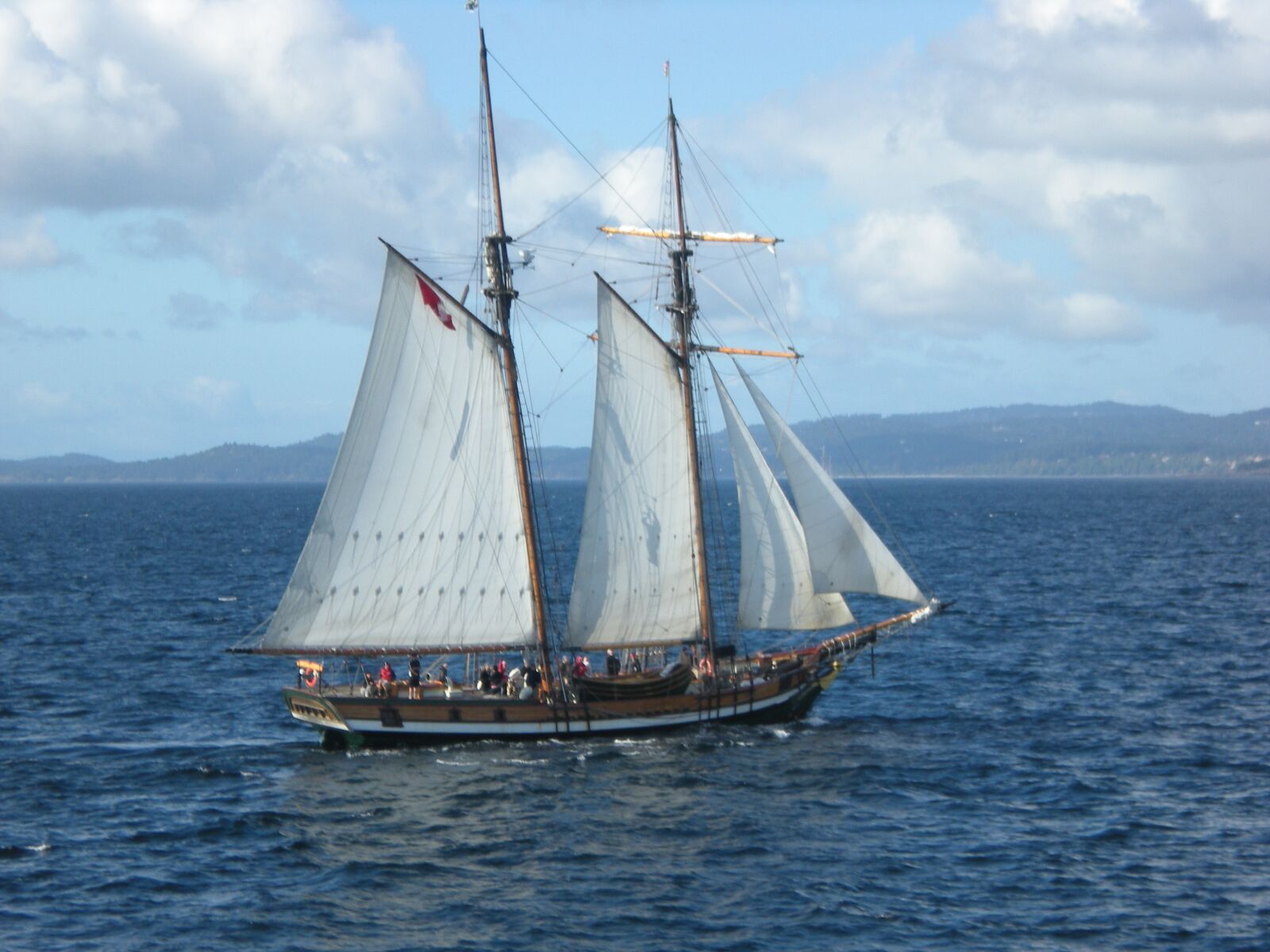 Nikon Coolpix S210 sample photo. Sailing ship, ocean, schooner photography