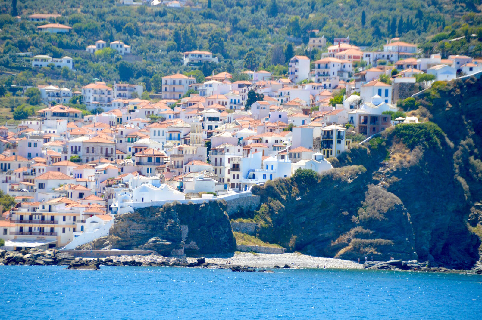 Nikon D3200 sample photo. Greece, skopelos, island, village photography