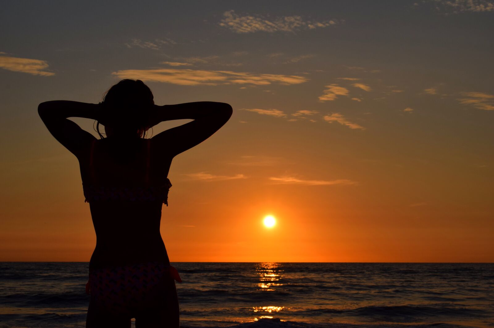 Nikon D3300 sample photo. Sunset, sea, hot photography