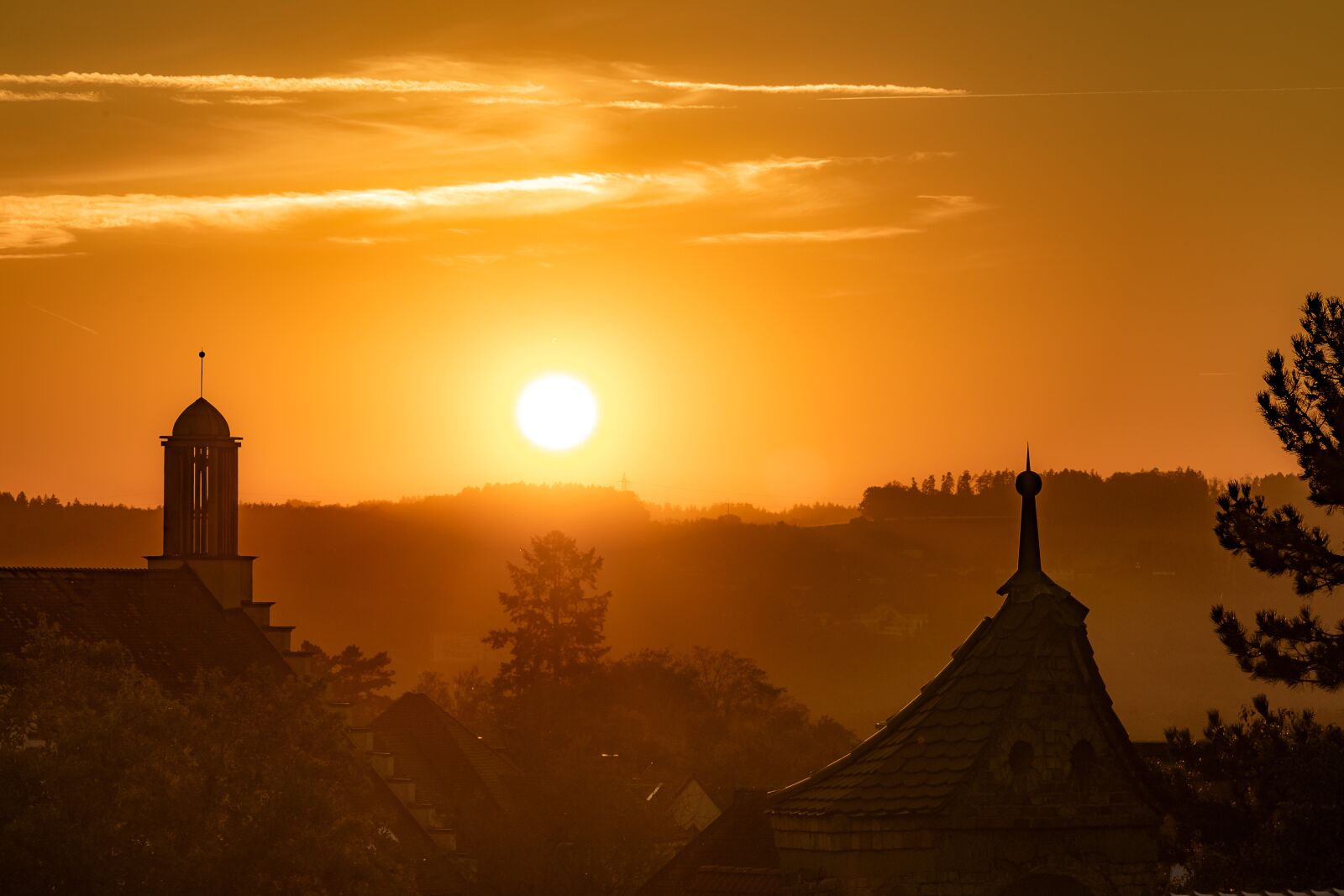 Sony a7 III + Sony FE 70-200mm F4 G OSS sample photo. Sunset, nature, city photography