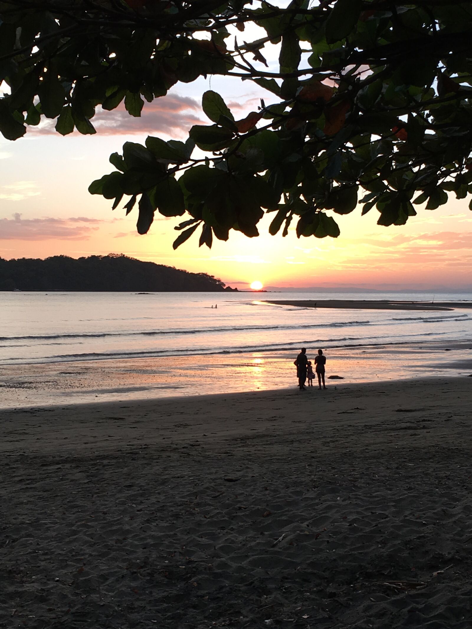 Apple iPhone 6s sample photo. Sunset, beach, family photography