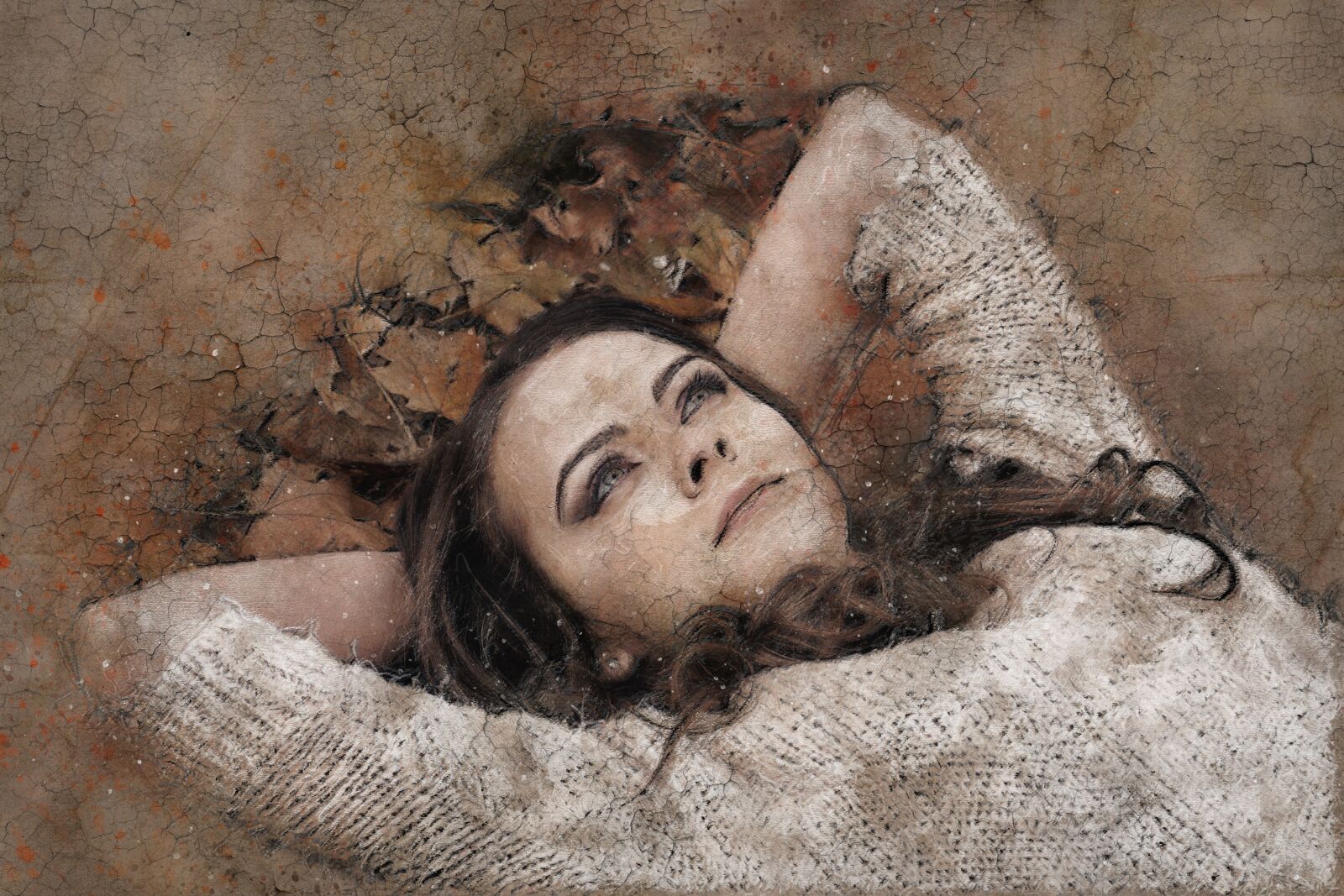 Nikon D3100 sample photo. Woman, art, abstract photography