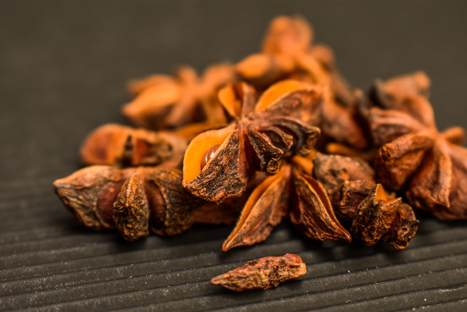 Nikon D3400 sample photo. Star anise, condiments, star photography