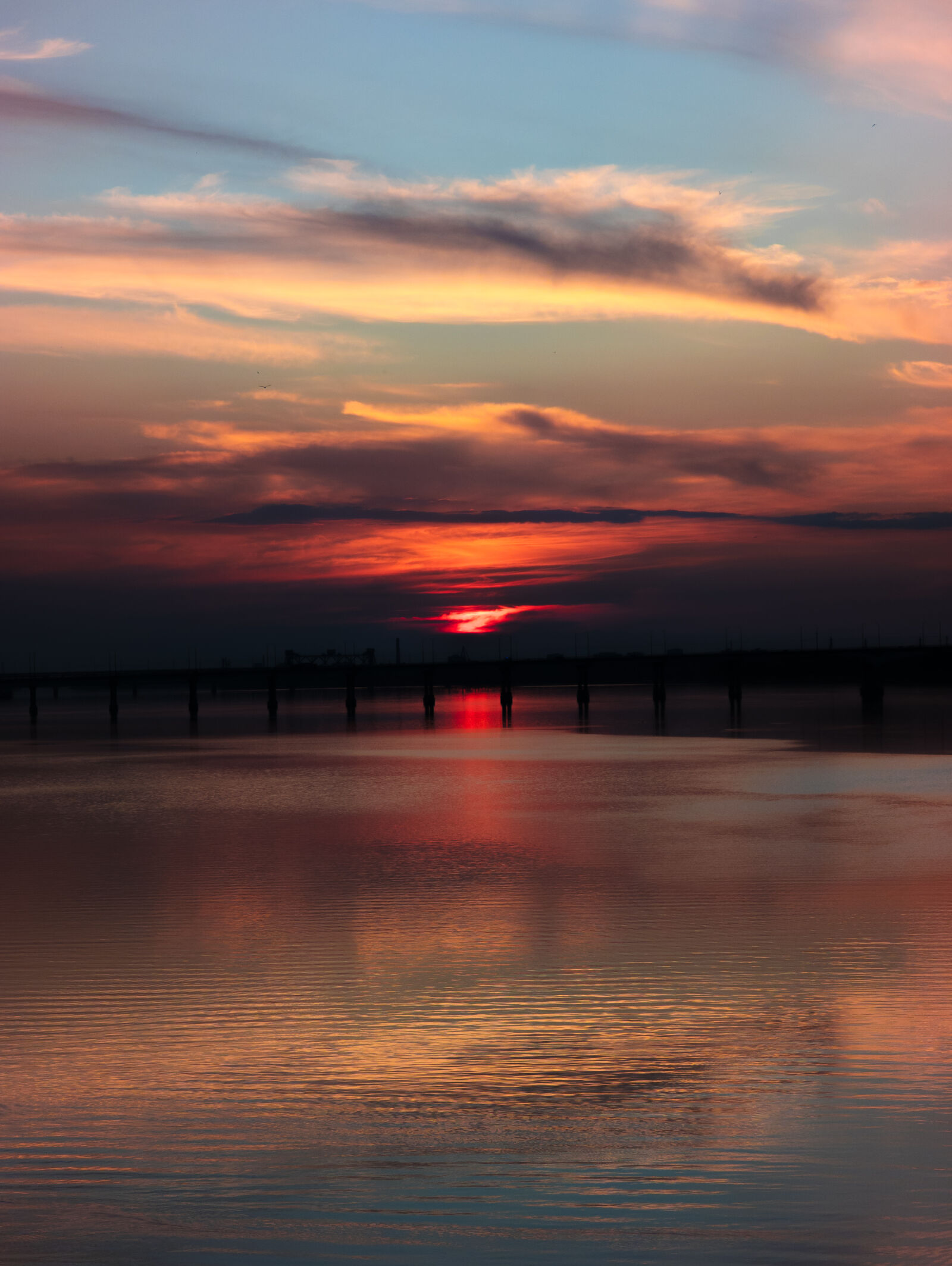 Google Pixel 6 Pro sample photo. Sunset in dnipro city photography