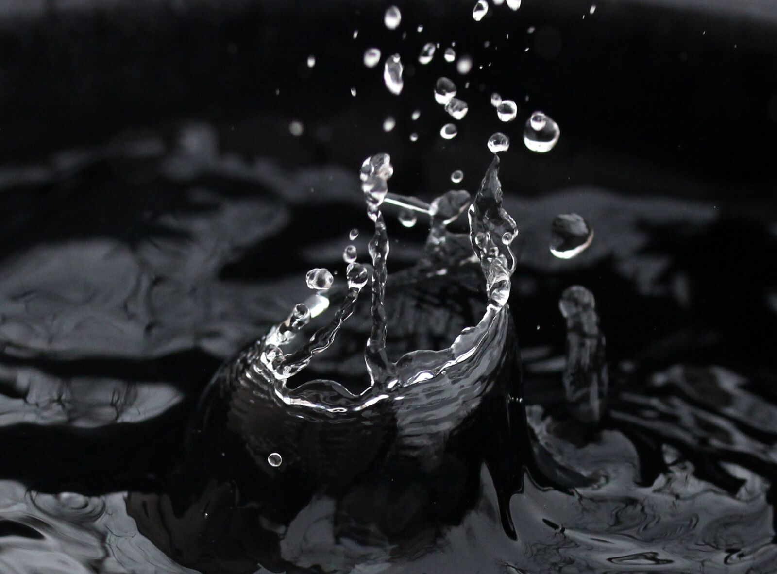 Canon EF-S 60mm F2.8 Macro USM sample photo. Water, splash, drops photography