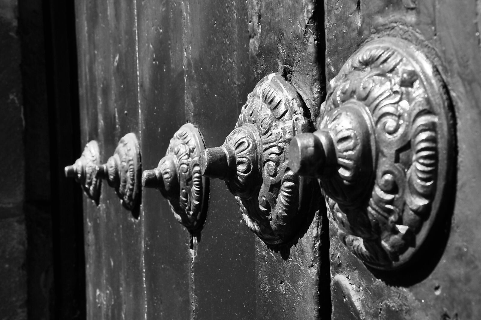 Nikon D90 sample photo. Detail, door, iron photography