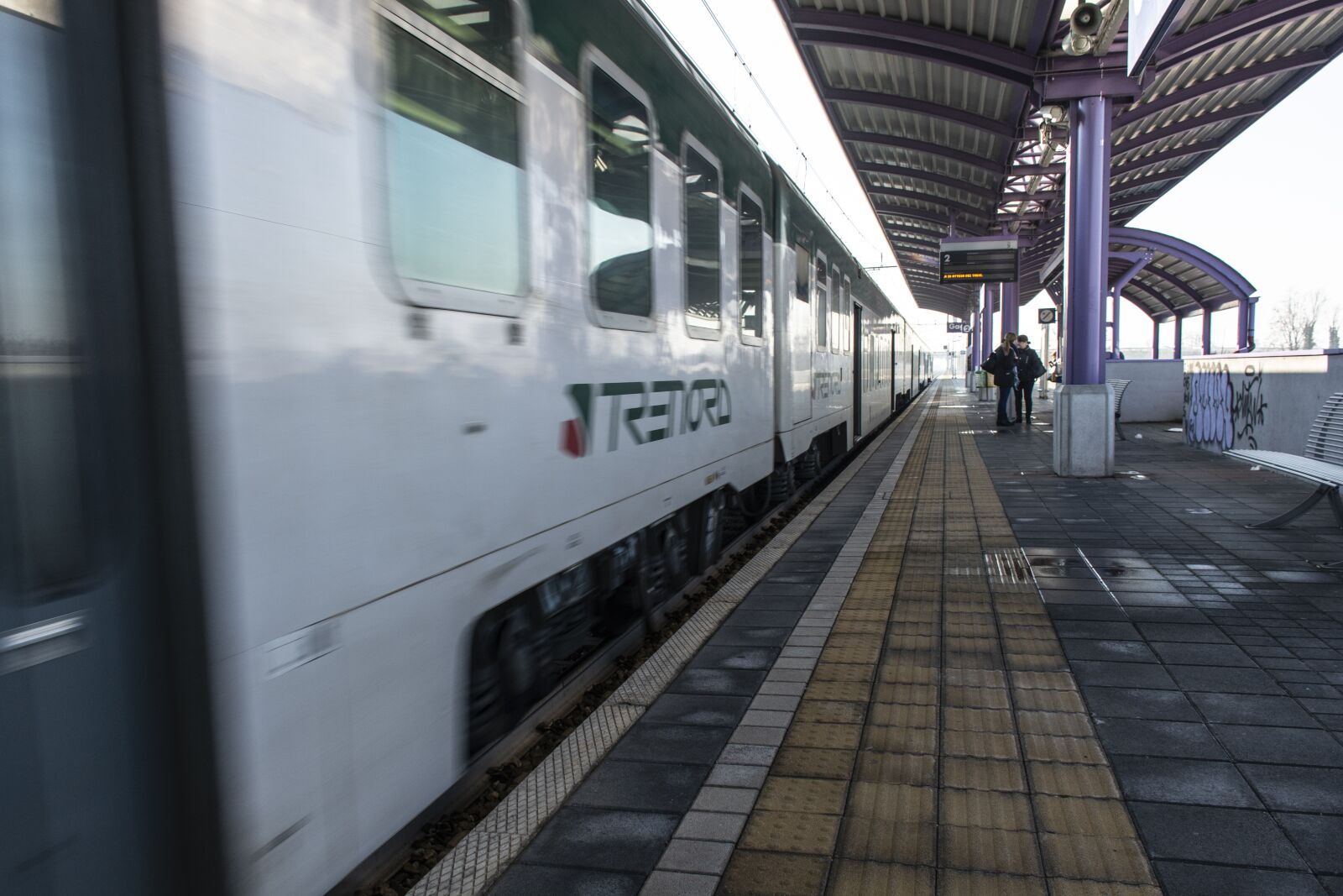 Nikon D7100 sample photo. Train, railroad, station photography