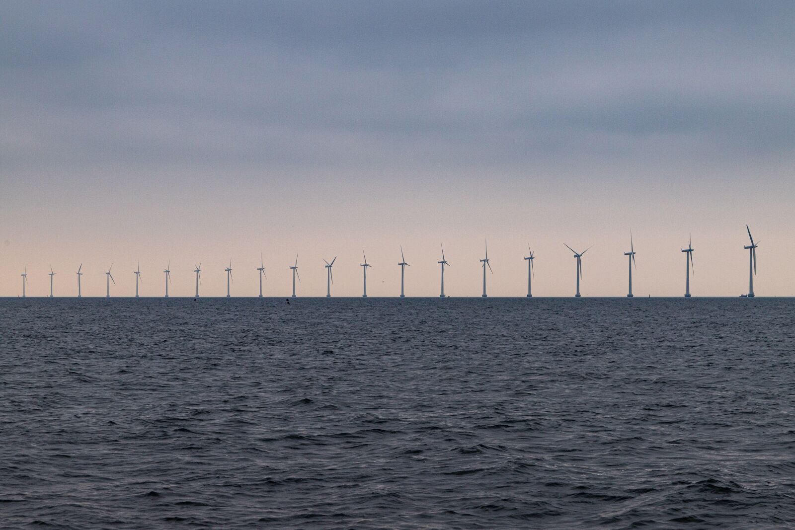 Canon EOS 6D Mark II sample photo. Denmark, sea, wind power photography