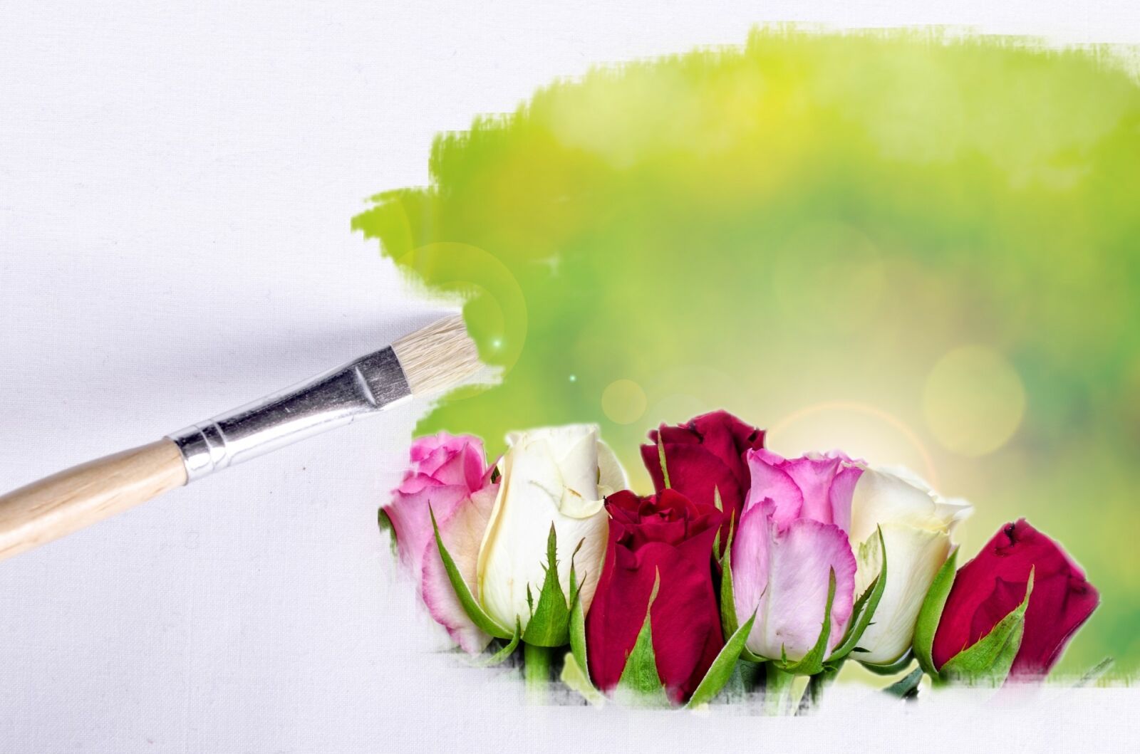 Nikon D5100 sample photo. Abstract, brush, canvas, card photography
