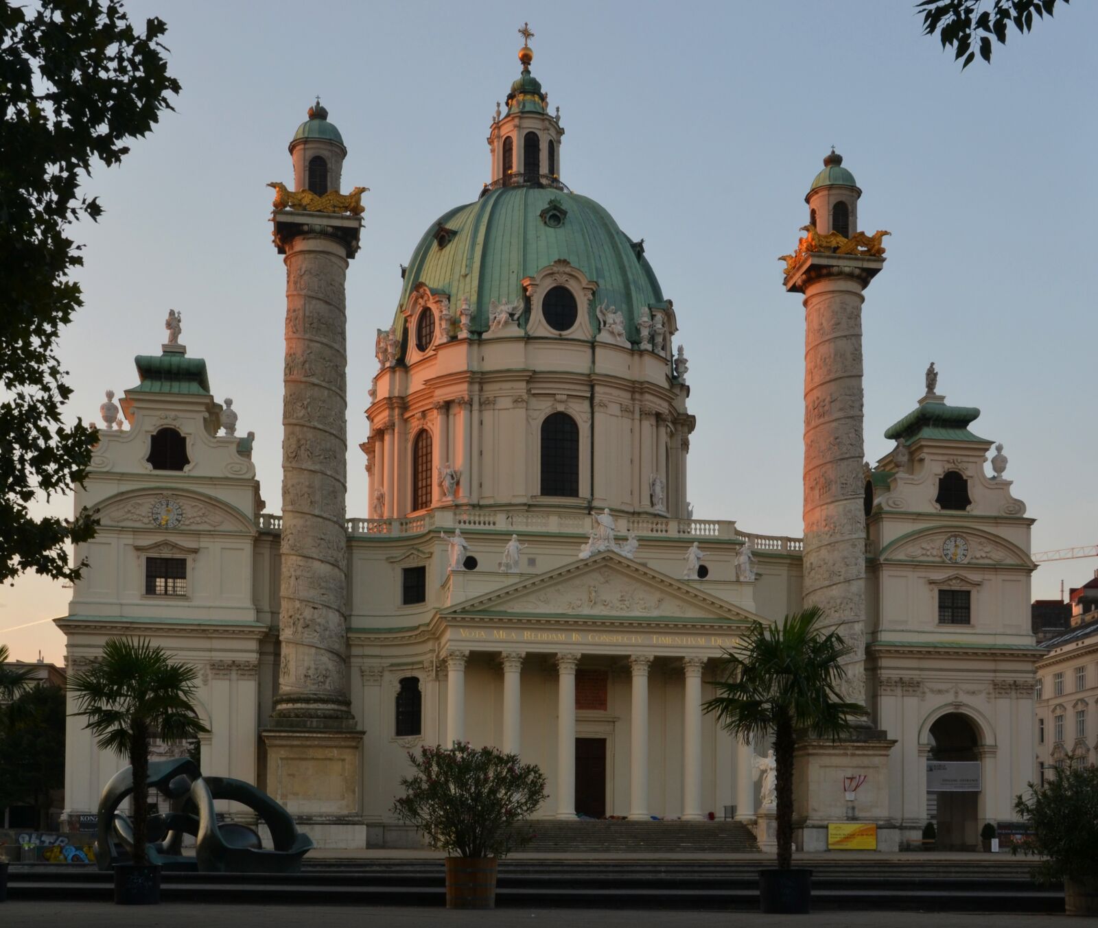 Nikon D3100 sample photo. Vienna, st charles's church photography