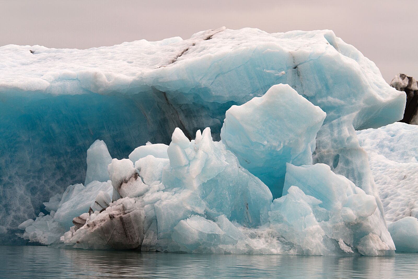 Canon EOS 7D sample photo. Iceland, driving iceberg, steam photography