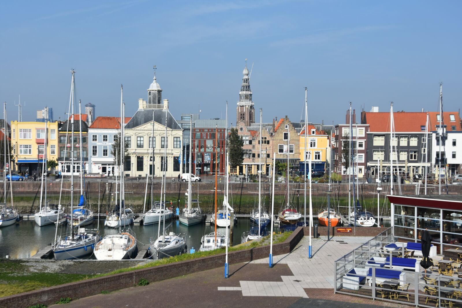 Nikon D3400 sample photo. Marina, vlissingen, north sea photography