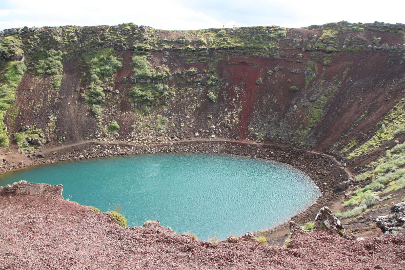Canon EOS 450D (EOS Rebel XSi / EOS Kiss X2) sample photo. Kerid crater, crater lake photography