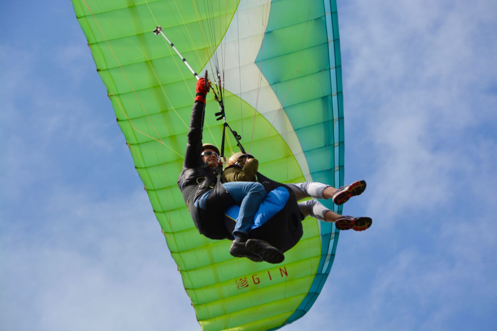 Nikon D5200 sample photo. Paragliding, paraglider, duo photography