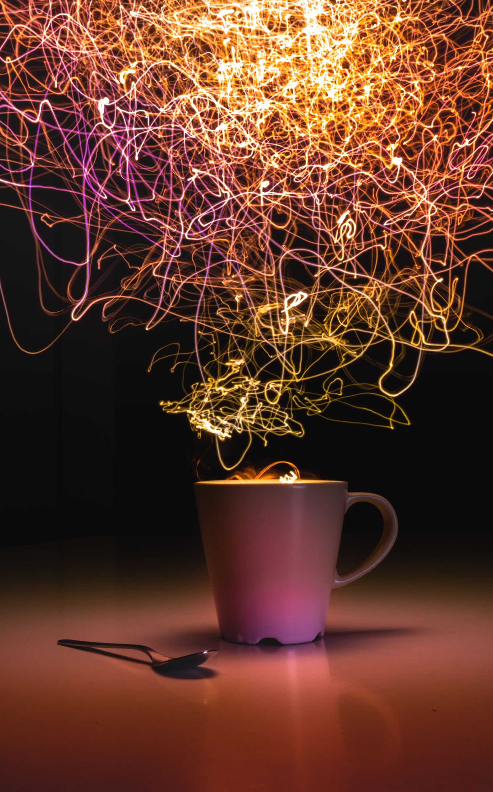 Canon EOS 750D (EOS Rebel T6i / EOS Kiss X8i) sample photo. Coffe, cup, lights photography
