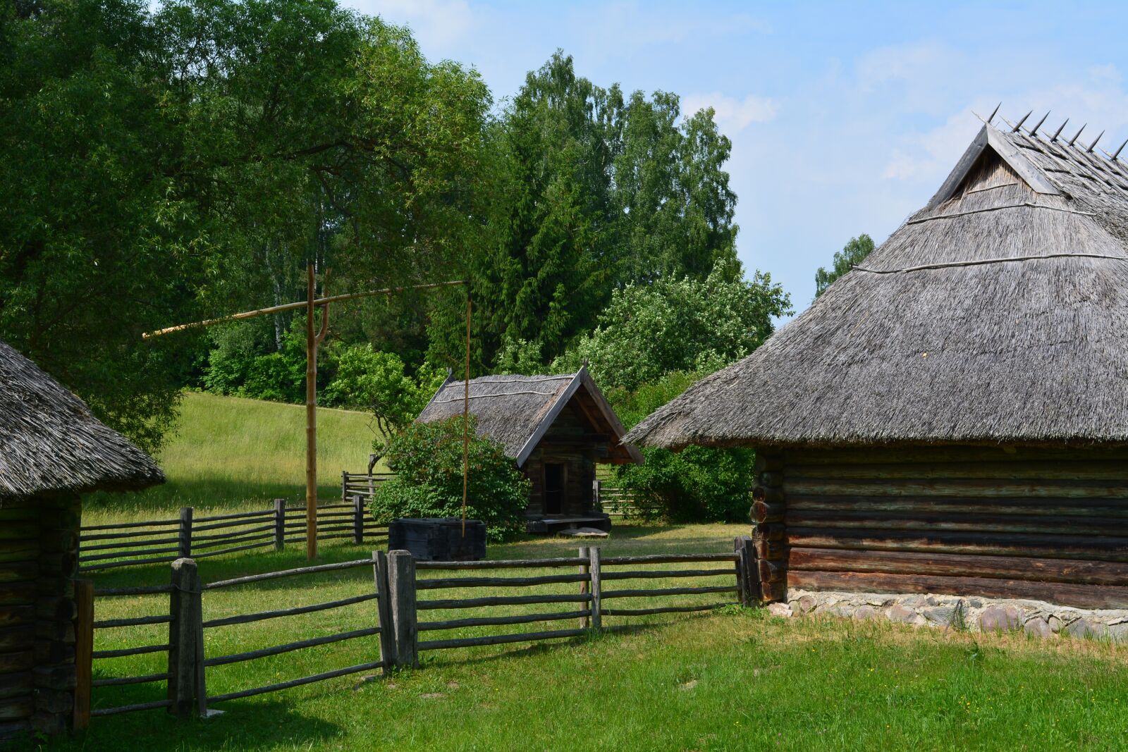 Nikon D5200 sample photo. Open air museum, architecture photography