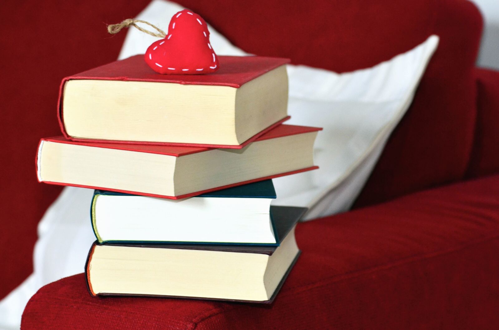 Nikon D5100 sample photo. Book, heart, bed, learning photography