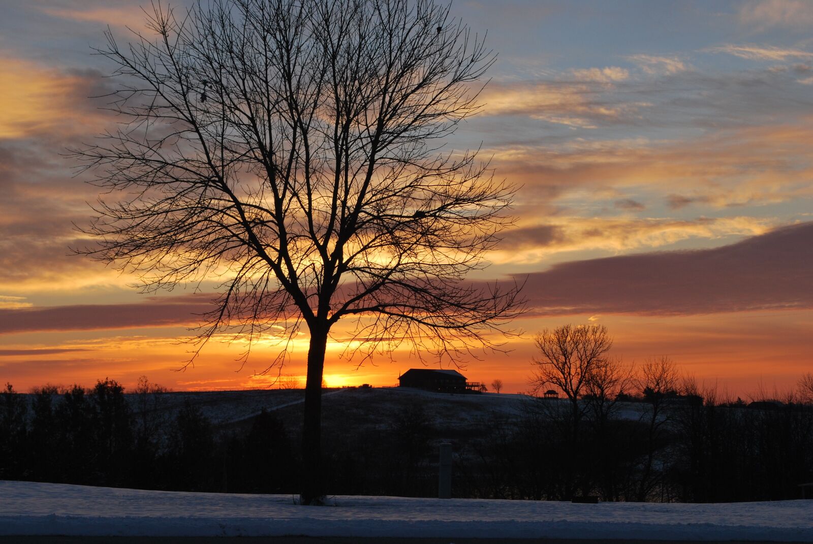 Nikon D60 sample photo. Sunset, sky, landscape photography