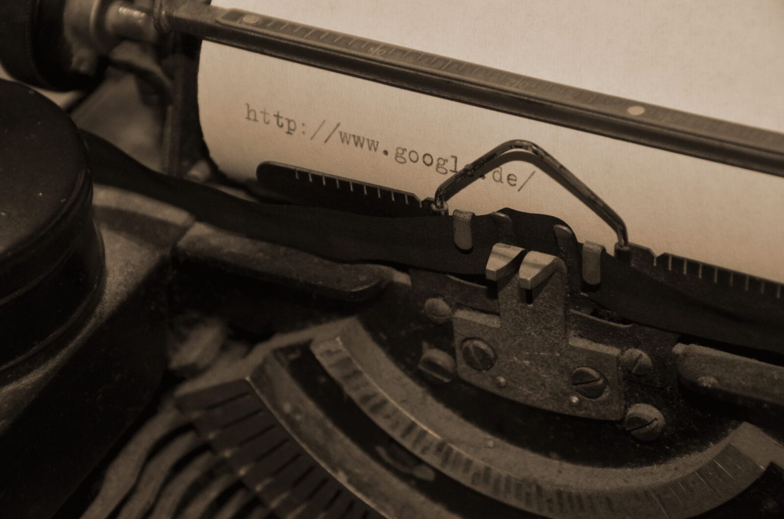 Nikon D7000 sample photo. Typewriter, retro, sepia photography