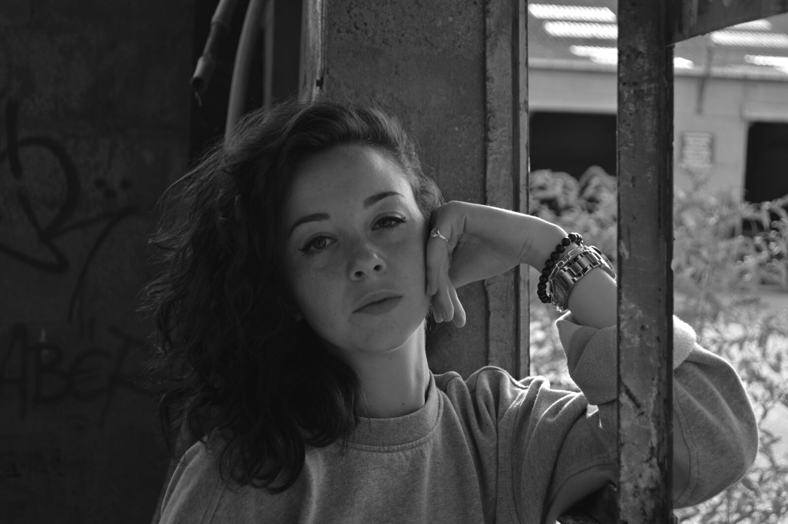 Nikon D3200 sample photo. Portrait, woman, black and photography