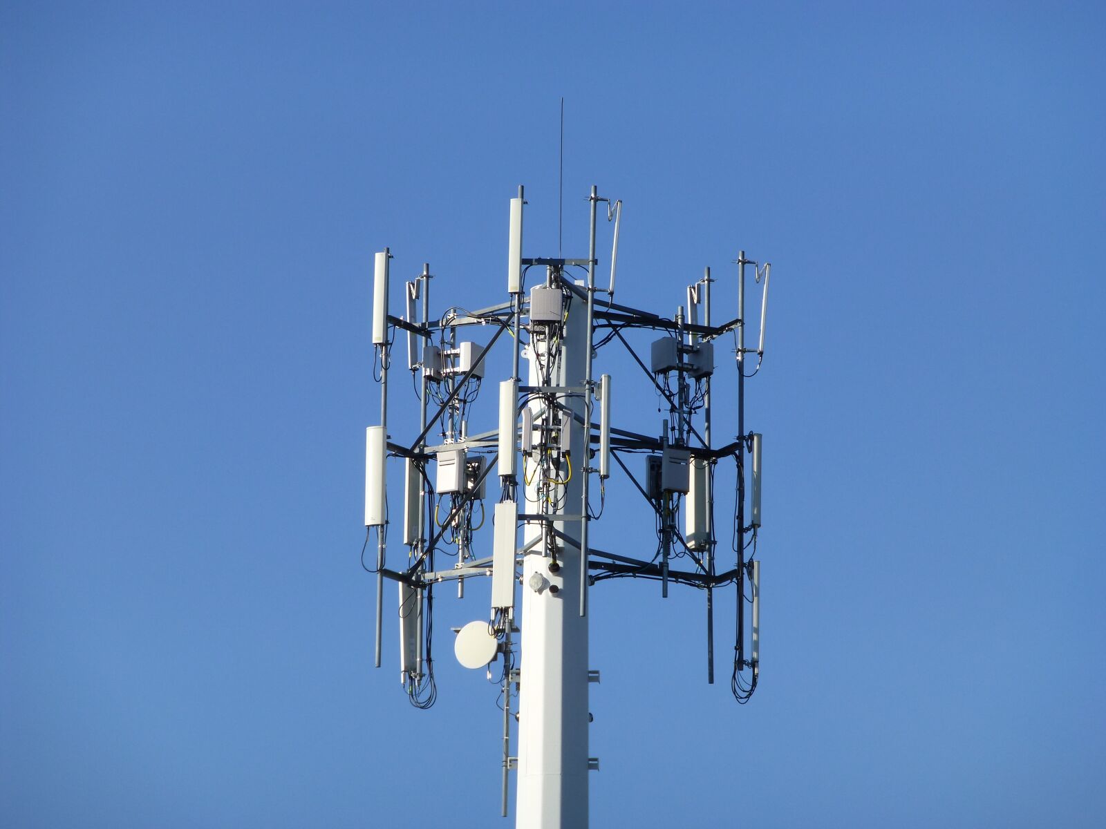 Panasonic Lumix DMC-ZS20 (Lumix DMC-TZ30) sample photo. Cellular tower, sky, blue photography