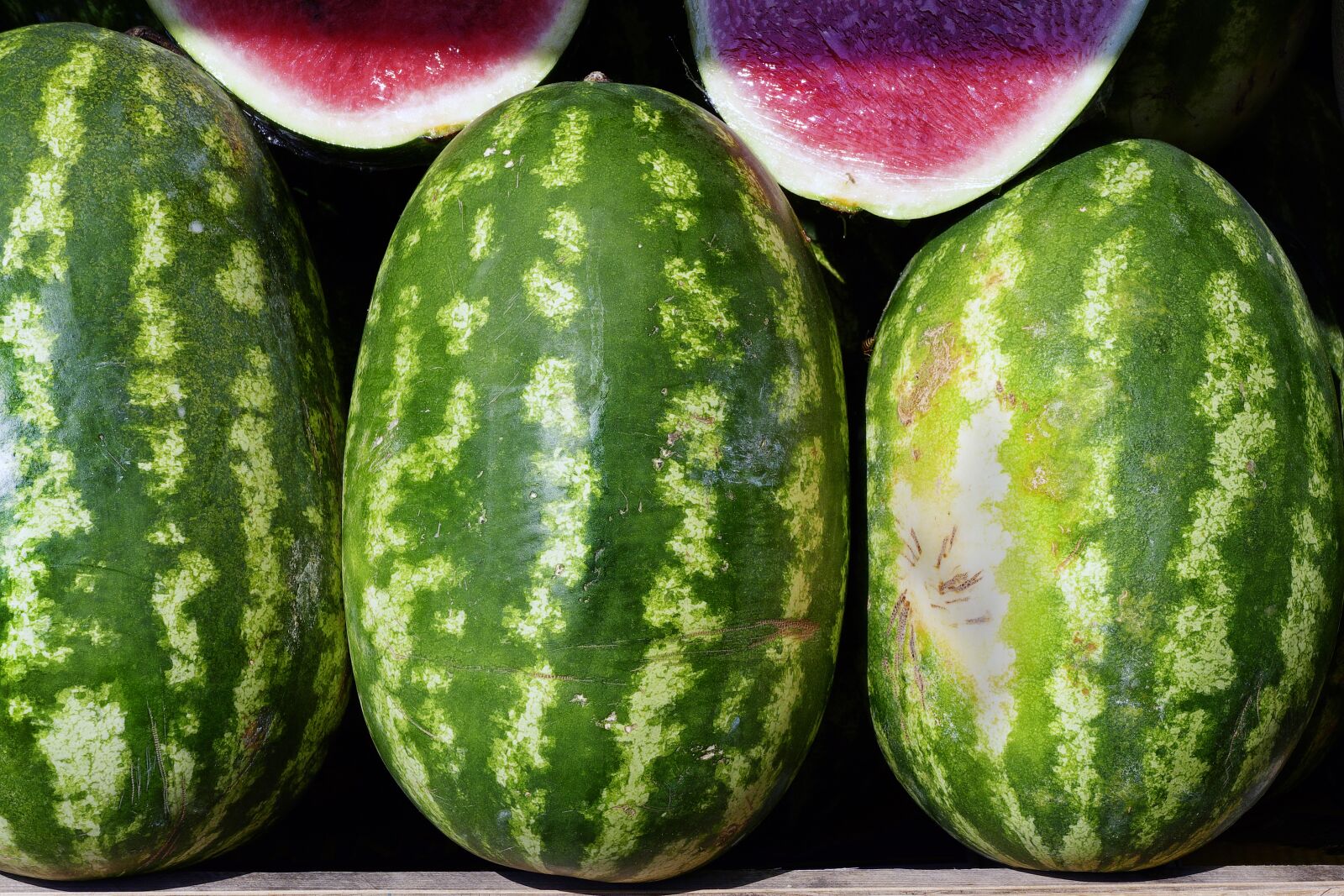 Panasonic Lumix DMC-FZ1000 sample photo. Watermelon, choose, fruit photography