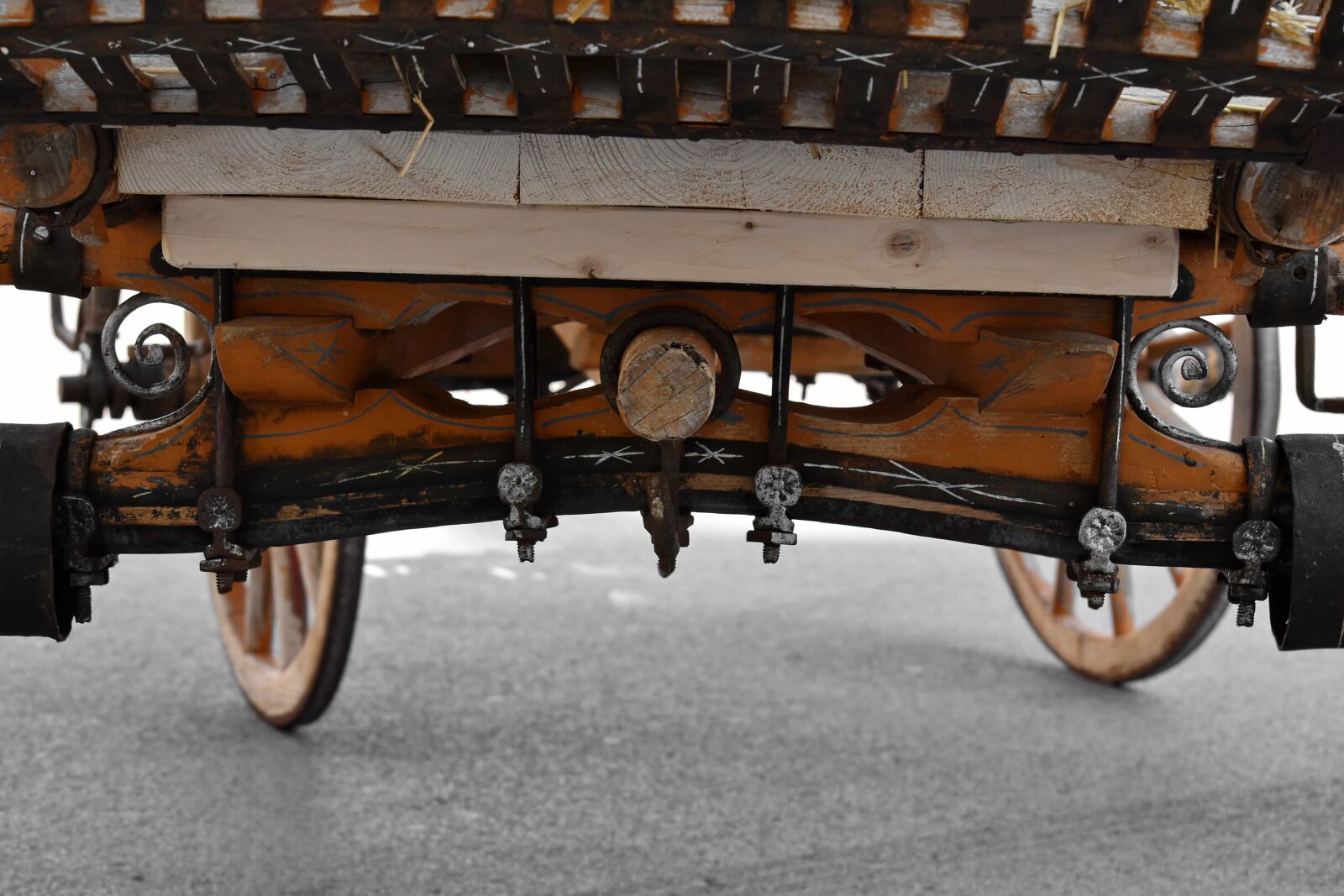 Nikon D5500 sample photo. Carpentry, carriage, cast iron photography