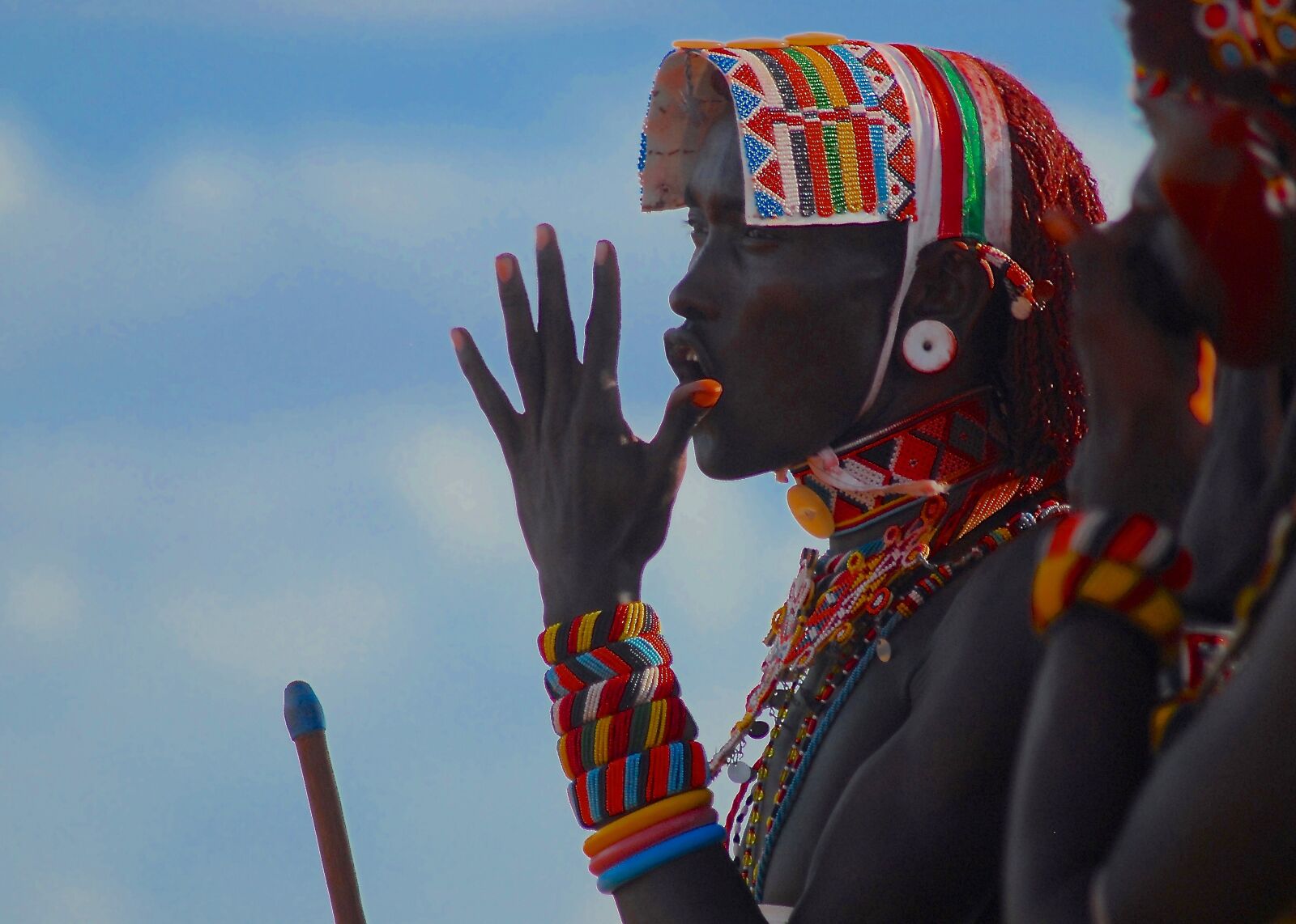 Nikon D200 sample photo. Samburu, moran, ceremony photography