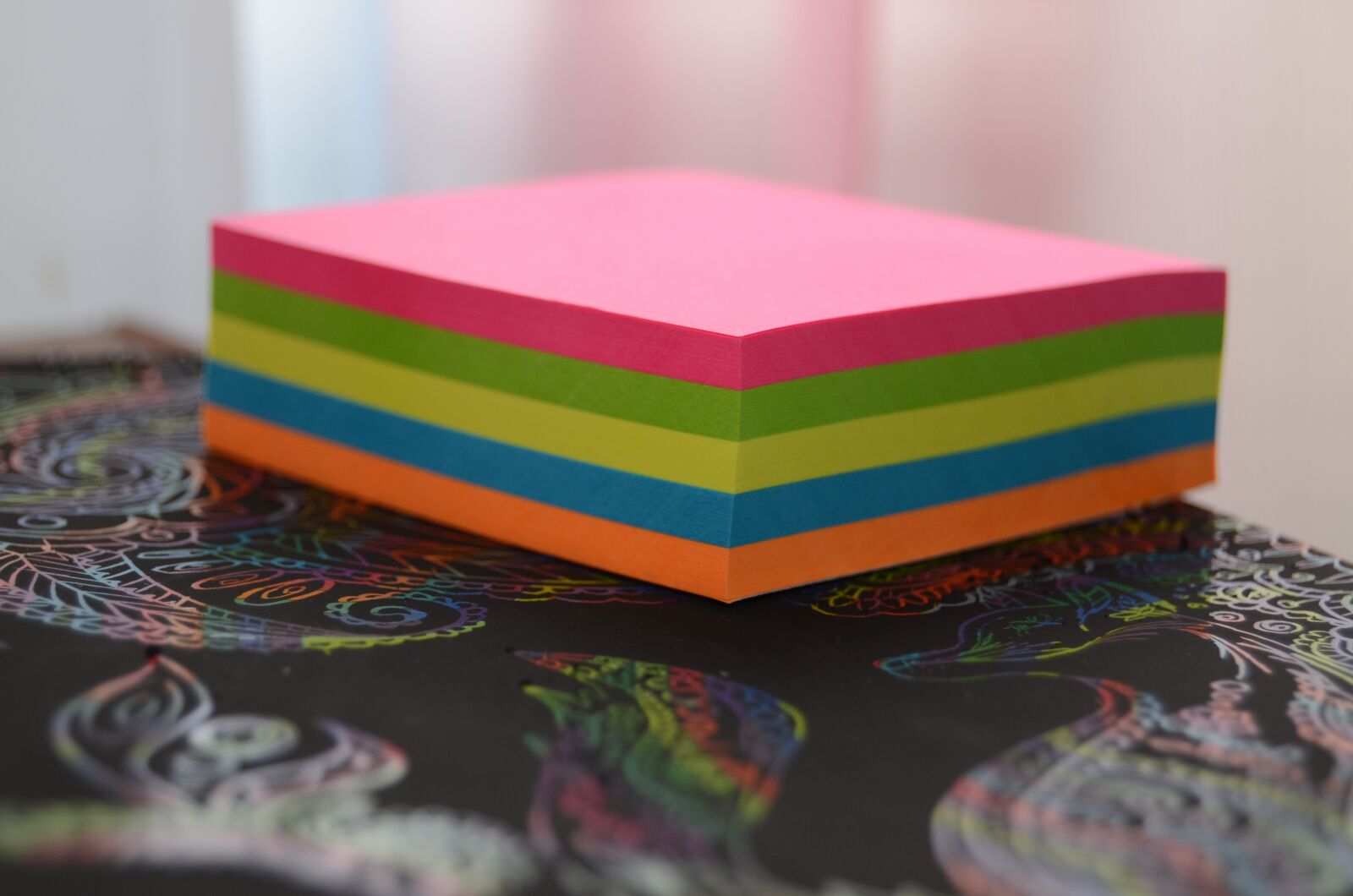 Nikon D7000 sample photo. Stickers, paper, rainbow photography