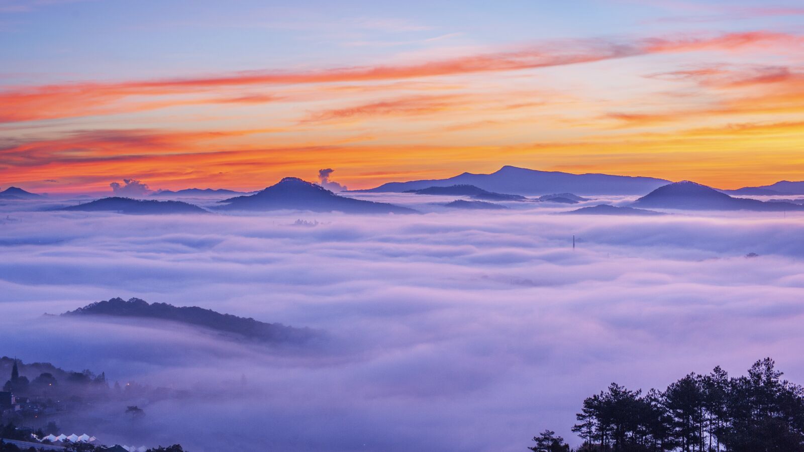 Nikon D700 sample photo. Sea mist, sky, dawn photography
