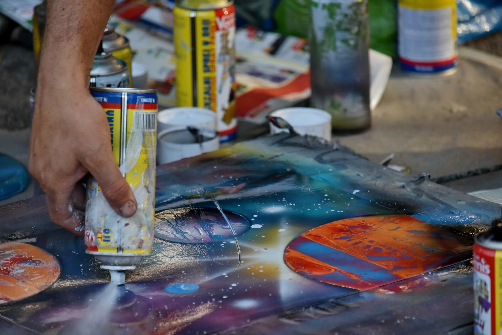 Nikon D5500 sample photo. Art, paint, painting, street photography