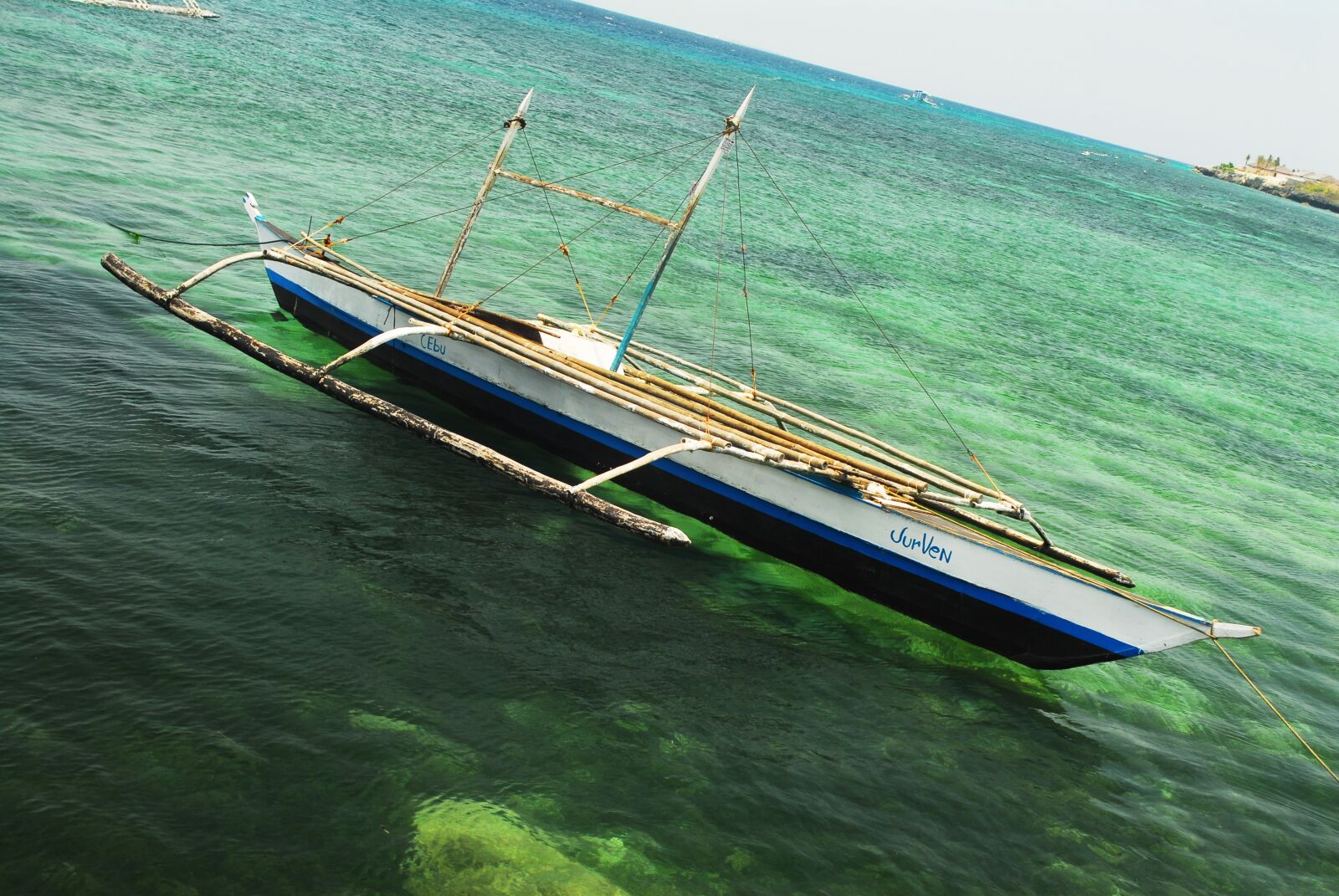 Nikon D200 sample photo. Boat, sea, bangka photography