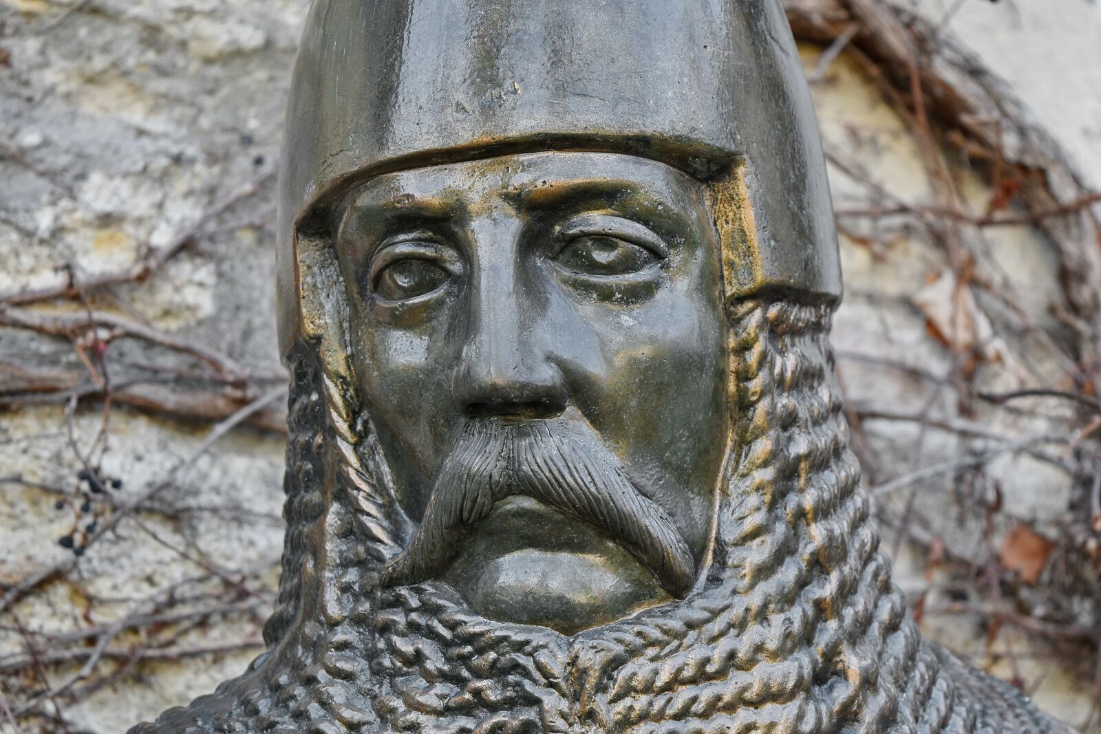 Nikon D5500 sample photo. Armor, bronze, medieval, soldier photography