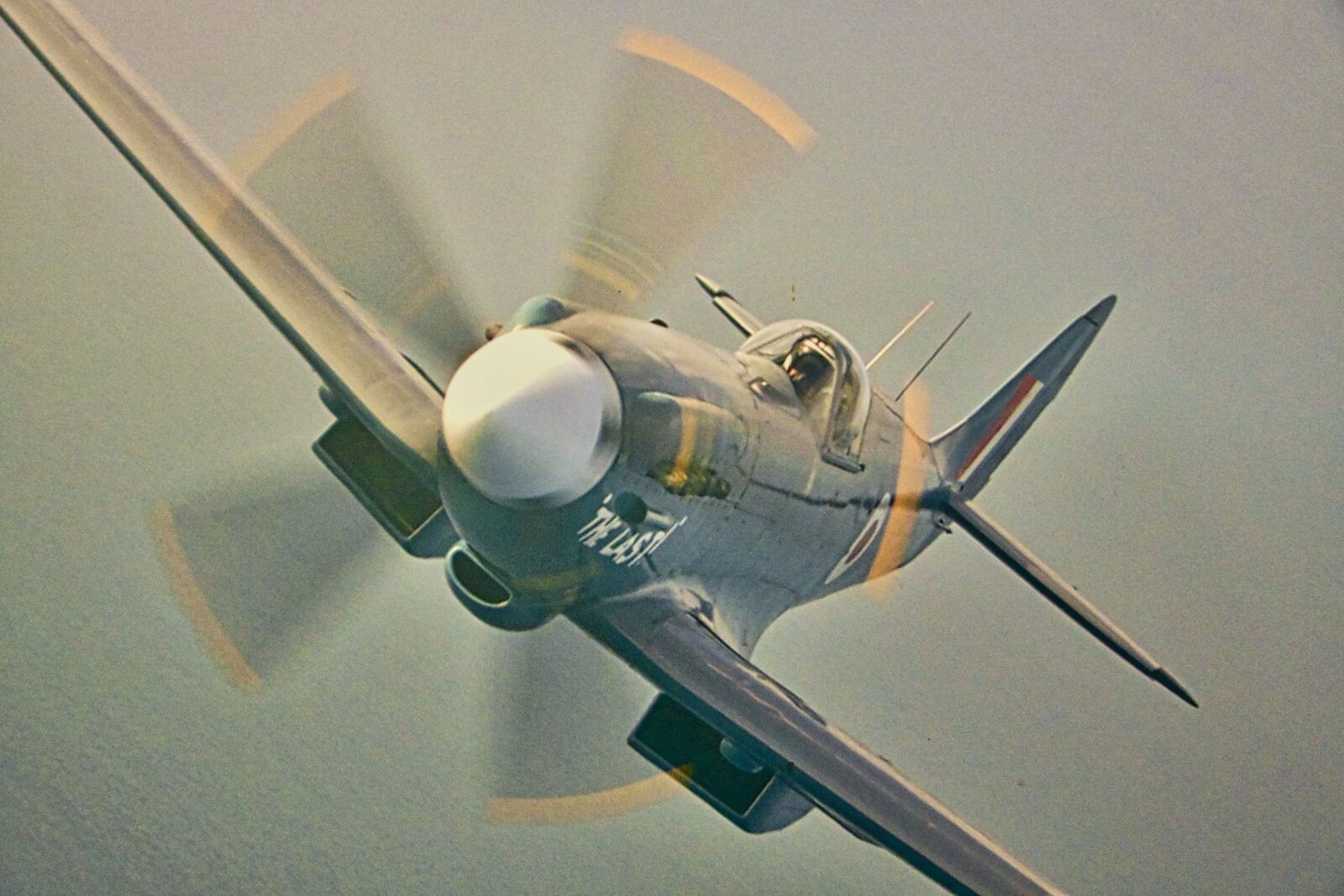 Sony a6500 sample photo. Spitfire, attack, flight photography