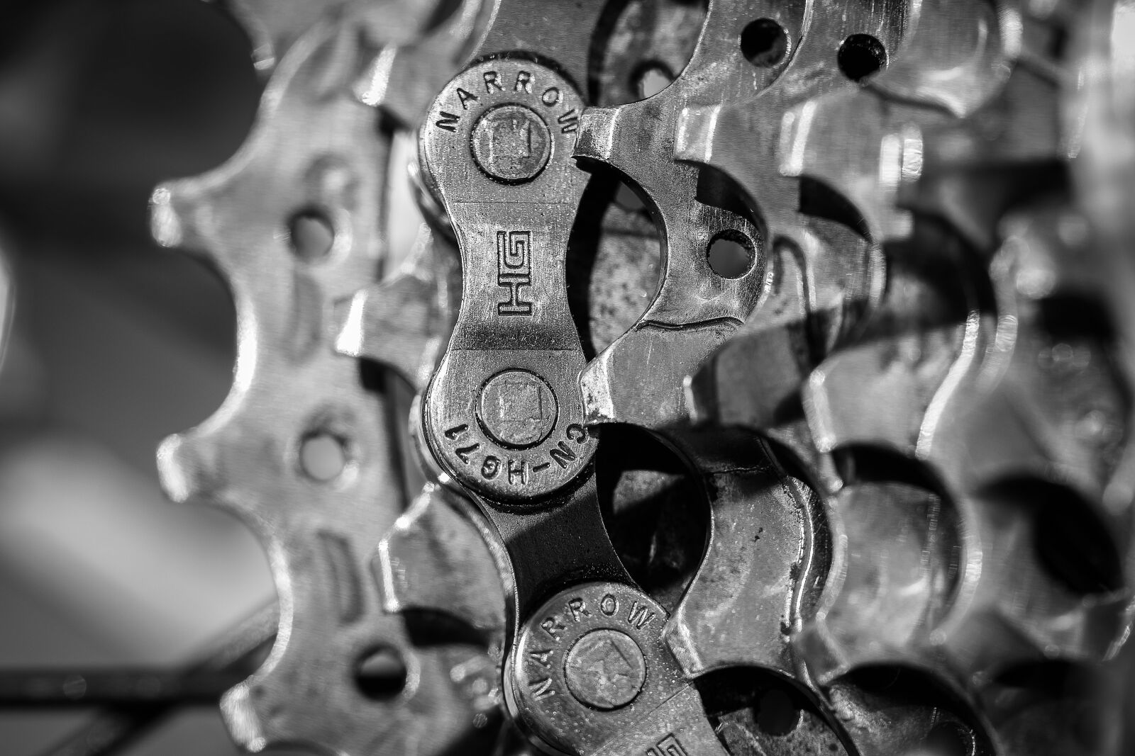 Nikon D3300 sample photo. Gear, bicycle, chain photography