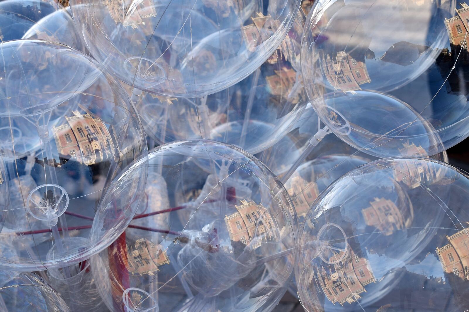 Nikon D5500 sample photo. Balloon, effect, plastic, reflection photography