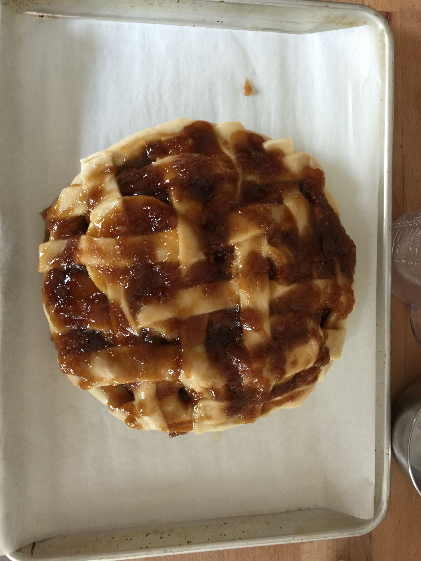 iPhone 6 Plus back camera 4.15mm f/2.2 sample photo. Apple, pie, bakery, baking photography