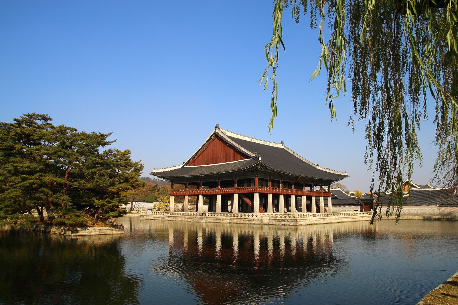 Canon EOS 70D sample photo. Gyeonghoeru, gyeongbok palace, seoul photography
