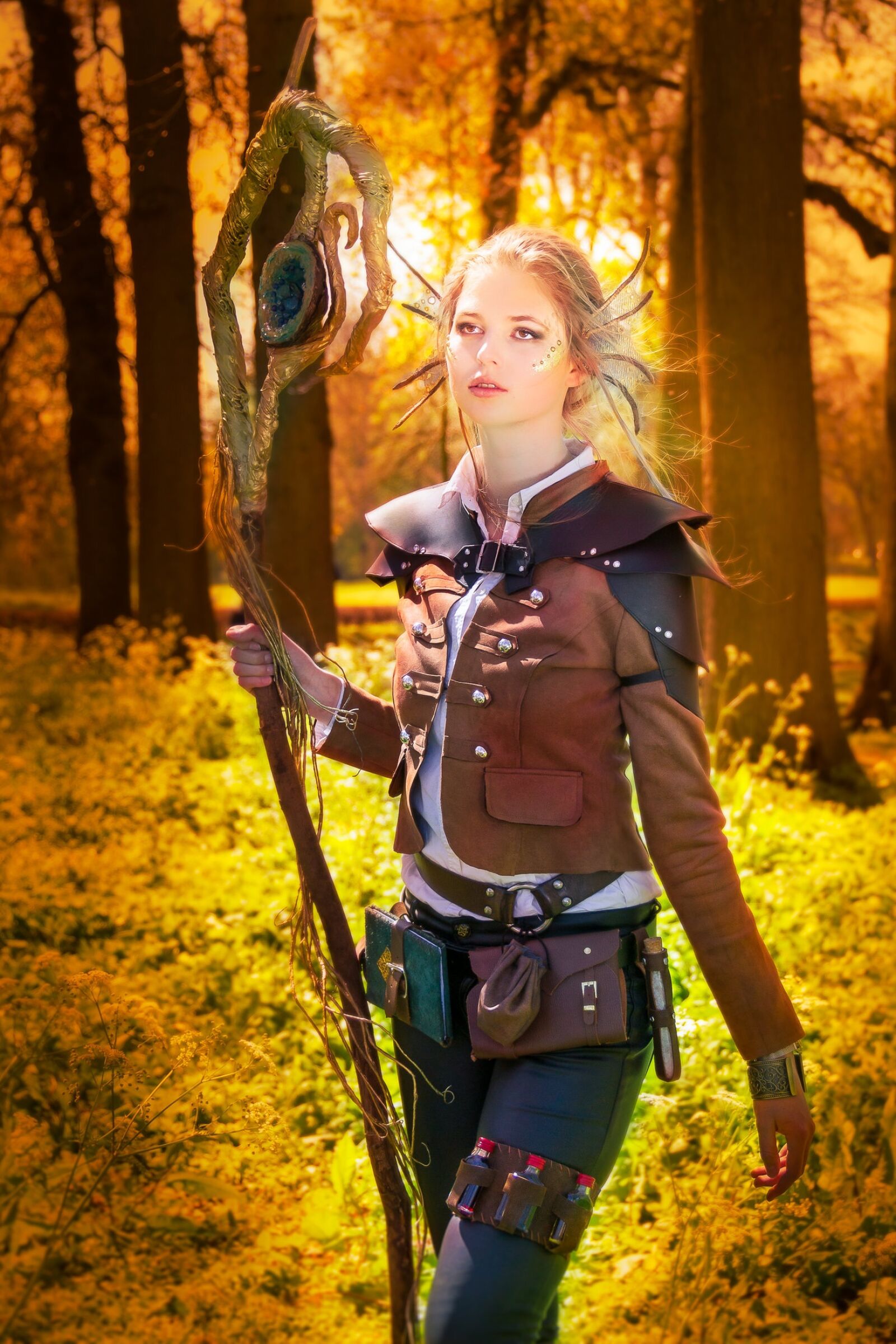 Nikon D3100 sample photo. Fantasy, portrait, forest photography
