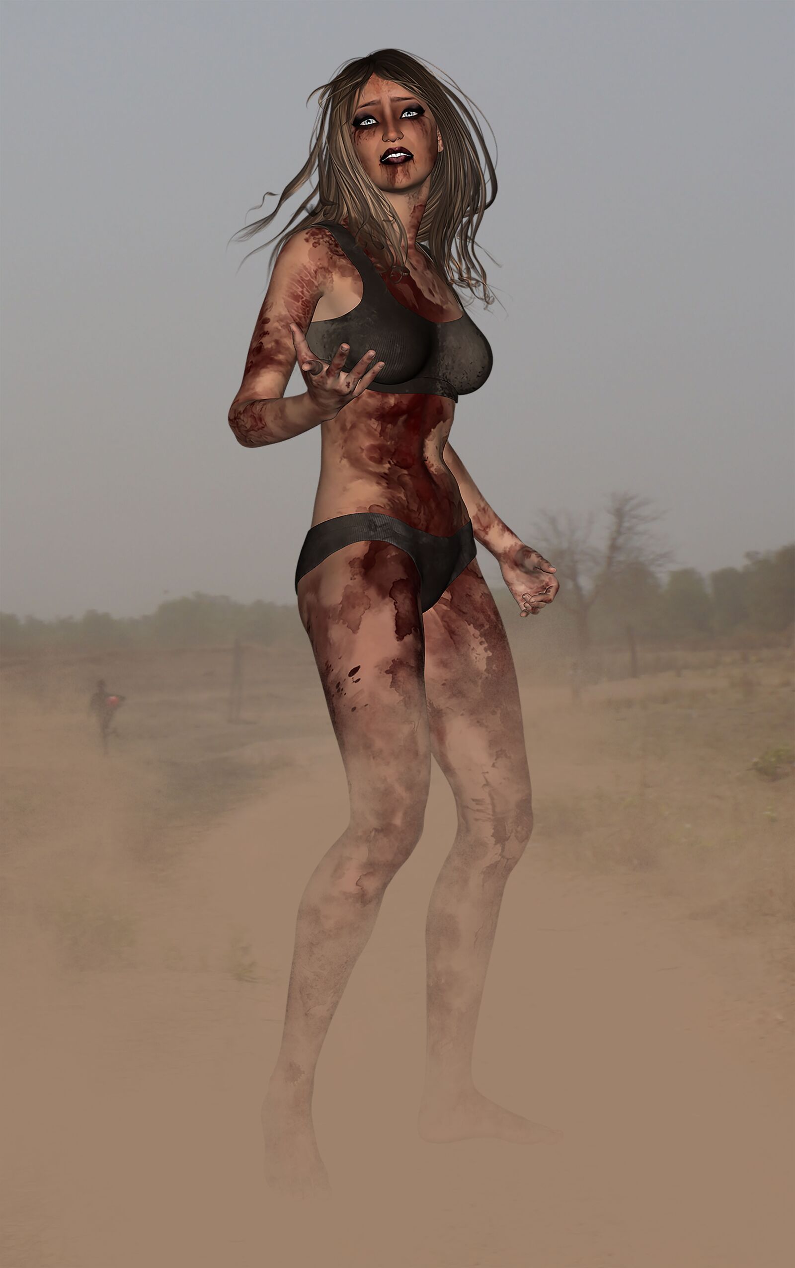 Sony Alpha NEX-5R sample photo. Dried blood, survivor, disheveled photography