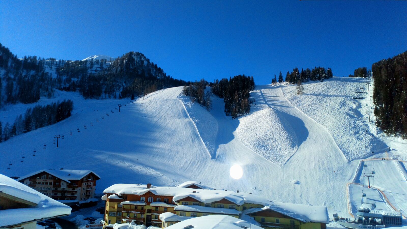 Sony Xperia L1 sample photo. Snow, ski, runway photography